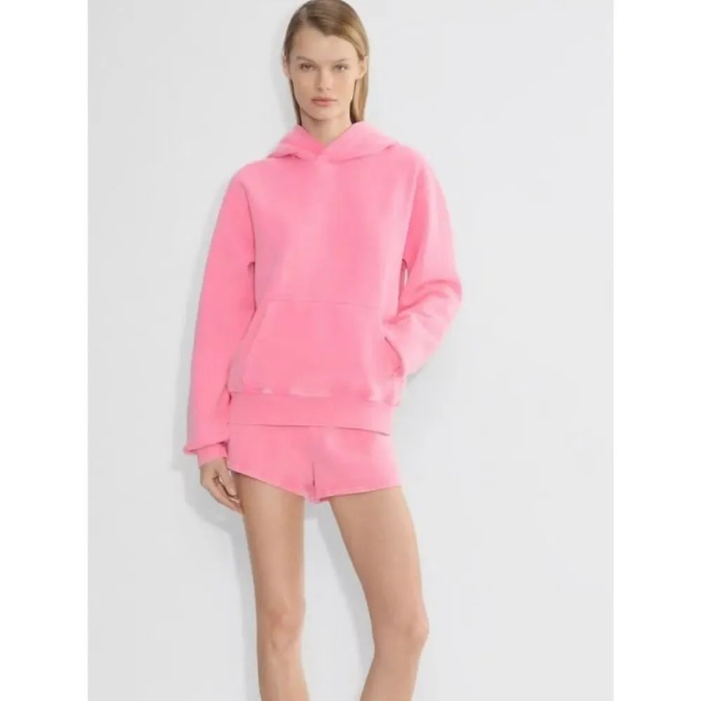 Aritzia TNA Cozy Sweatfleece Perfect Hoodie Sunwashed Pink Women’s Small